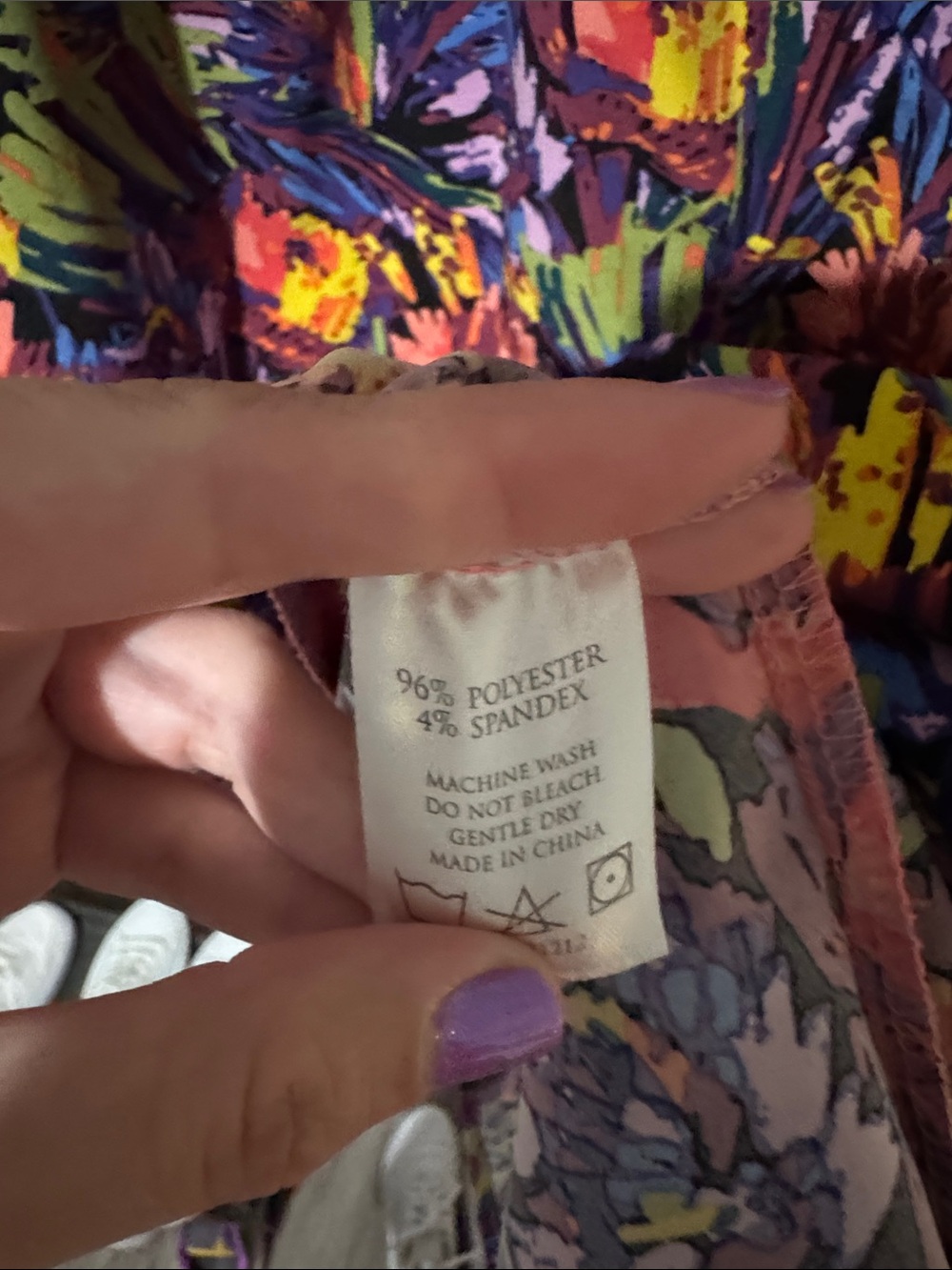 Vibrant Floral Midi Dress in Multi-Color - Picture 3 of 4